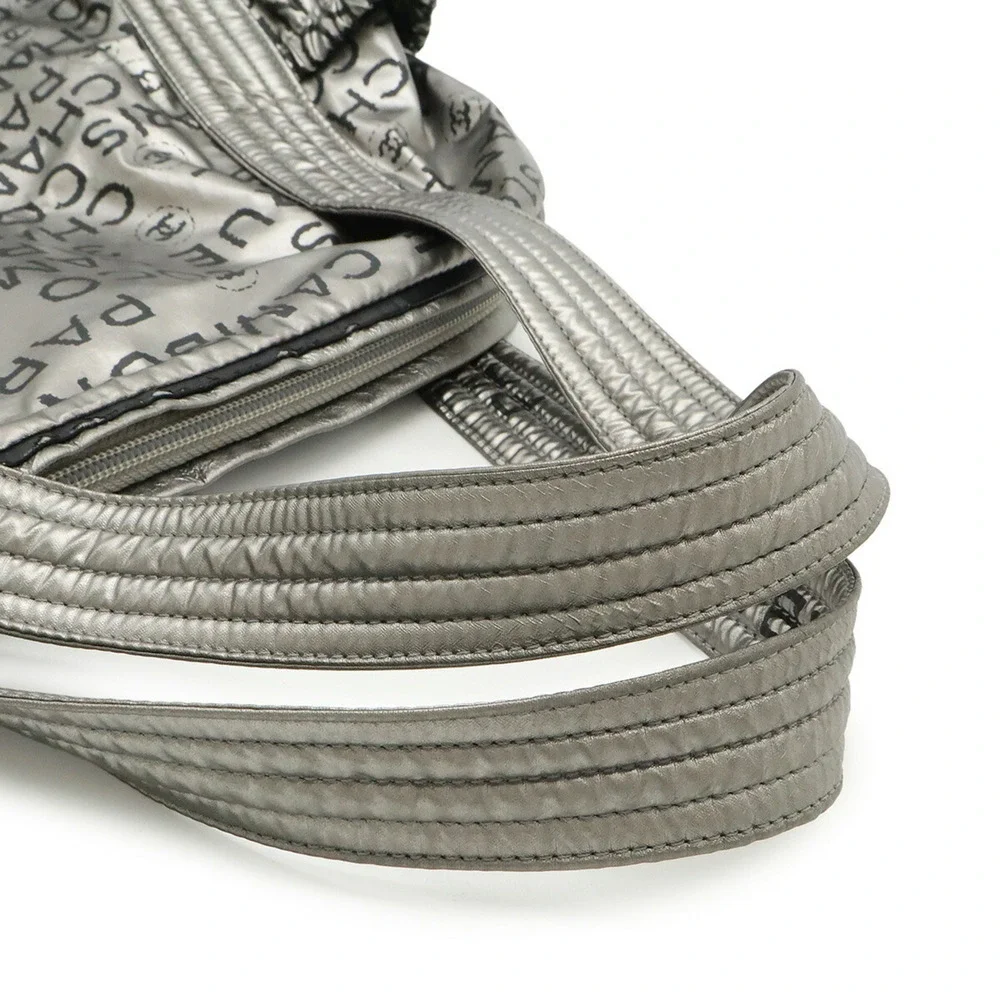 CHANEL Silver Shoulder Bag